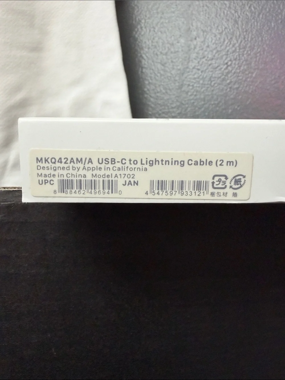 Apple USB-C to Lightning Cable — White